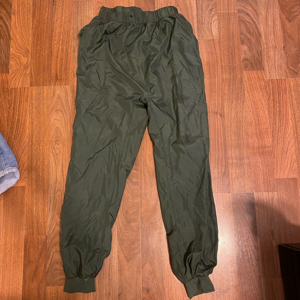 Green jogger pants